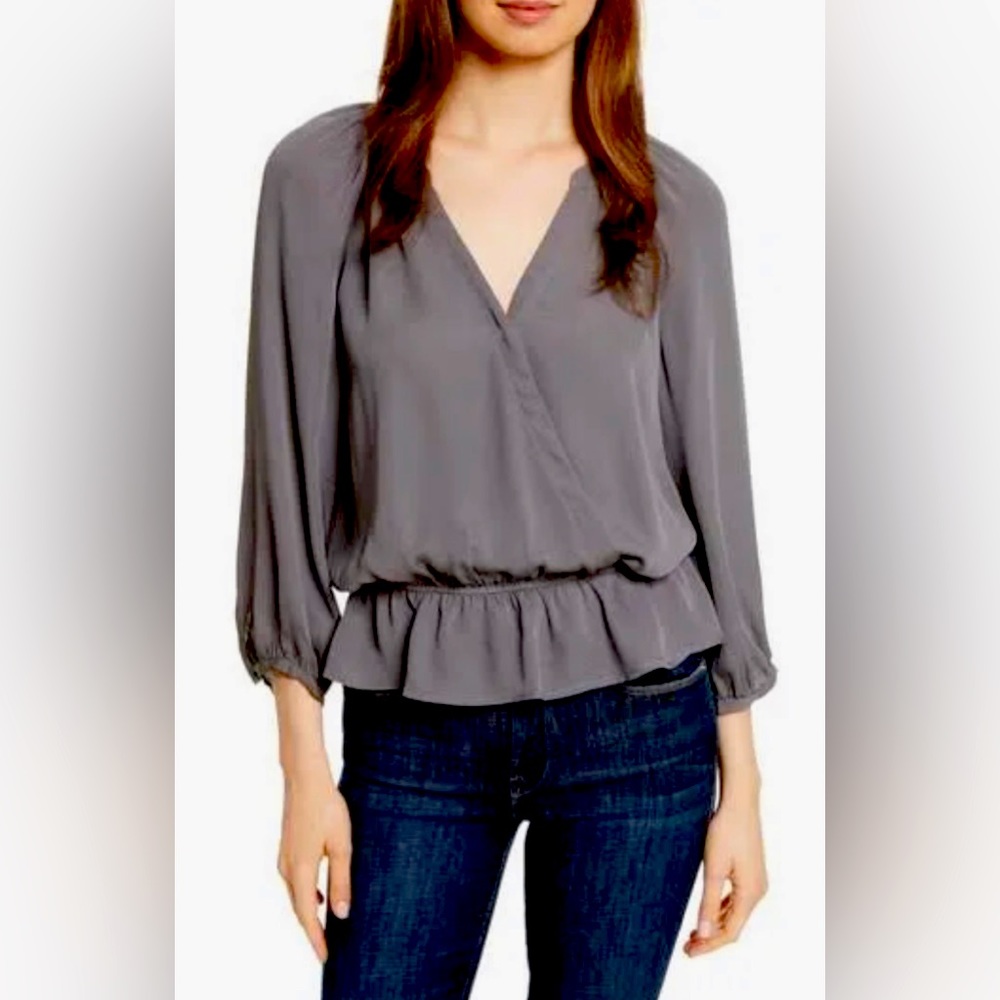 Joie Silk Louvre Blouse - Size Large